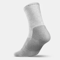 Quechua 2 Paires De Chaussettes De Randonnée Tiges Hautes Enfant Crossocks Noir Gris -Échappée Nature 2 paires de chaussettes de randonnee tiges hautes enfant crossocks noir gris 2