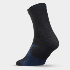 Quechua 2 Paires De Chaussettes De Randonnée Tiges Hautes Enfant Crossocks Noir Gris -Échappée Nature 2 paires de chaussettes de randonnee tiges hautes enfant crossocks noir gris 6