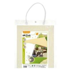 Aktive Garden Uv50 Store Triangulaire Couleur Crème -Échappée Nature aktive garden uv50 store triangulaire couleur creme 3