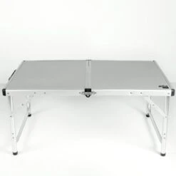 AKTIVE - Table De Camping Pliante, Réglable En 2 Hauteurs, 90x60x40/70 Cm, Gris -Échappée Nature aktive table de camping pliante reglable en 2 hauteurs 90x60x4070 cm gris 6