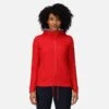 Regatta Bayarma Sweat De Marche Zippé à Capuche Pour Femme - Rouge Vif