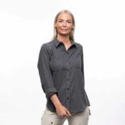 Bergans Of Norway Tovdal - Chemise De Marche Pour Femmes - Gris Foncé -Échappée Nature bergans of norway tovdal chemise de marche pour femmes gris fonce 5