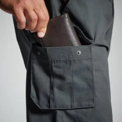 BERMUDA CARGO 500 GRIS -Échappée Nature bermuda cargo 500 gris 3