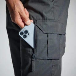 BERMUDA CARGO 500 GRIS -Échappée Nature bermuda cargo 500 gris 4