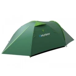 Husky Bison 3 Plus 2021-tente Classique-3 Personnes-Vert -Échappée Nature bison 3 plus 2021 tente classique 3 personnes vert 4
