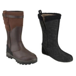 Bottes Chasse Chaudes Imperméables Cuir 900. -Échappée Nature bottes chasse chaudes impermeables cuir 900 6