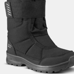 Quechua Bottes De Neige Chaudes Imperméables De Randonnée - SH100 Scratch - ENFANT 24-38 -Échappée Nature bottes de neige chaudes impermeables de randonnee sh100 scratch enfant 24 38 4