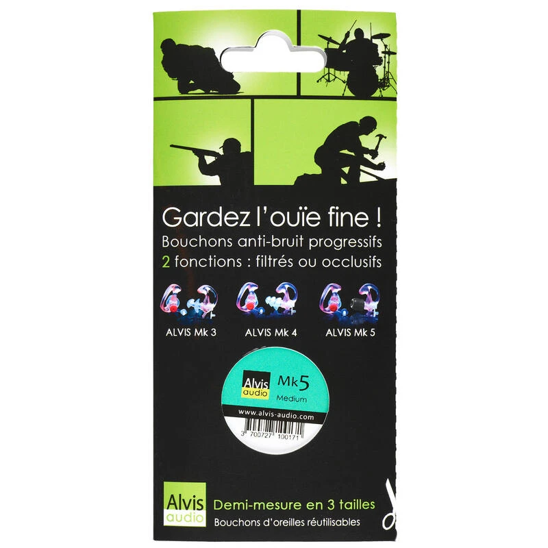 BOUCHONS ANTI BRUIT PASSIF MK5 ALVIS 1 BOUCHONS ANTI BRUIT PASSIF MK5 ALVIS