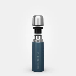 Quechua Bouteille Isotherme Inox 0,4L Avec Gobelet Pour La Randonnée - Bleu -Échappée Nature bouteille isotherme inox 04l avec gobelet pour la randonnee bleu 7