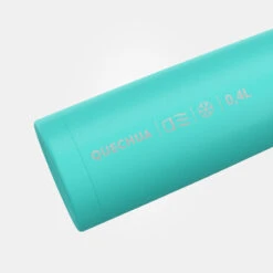 Quechua Bouteille Isotherme Inox 0,4L Avec Gobelet Pour La Randonnée - Turquoise -Échappée Nature bouteille isotherme inox 04l avec gobelet pour la randonnee turquoise 2