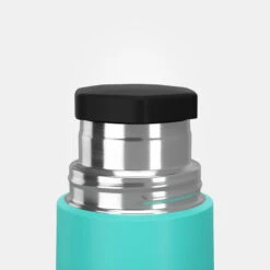 Quechua Bouteille Isotherme Inox 0,4L Avec Gobelet Pour La Randonnée - Turquoise -Échappée Nature bouteille isotherme inox 04l avec gobelet pour la randonnee turquoise 4