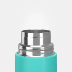 Quechua Bouteille Isotherme Inox 0,4L Avec Gobelet Pour La Randonnée - Turquoise -Échappée Nature bouteille isotherme inox 04l avec gobelet pour la randonnee turquoise 5