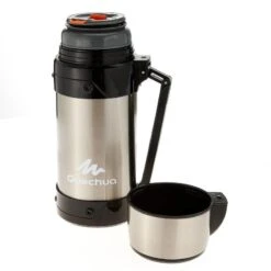 Quechua Bouteille Isotherme Inox 1,5L Avec Gobelet Pour La Randonnée -Échappée Nature bouteille isotherme inox 15l avec gobelet pour la randonnee 4