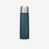Quechua Bouteille Isotherme Inox 1L Avec Gobelet Pour La Randonnée - Bleu