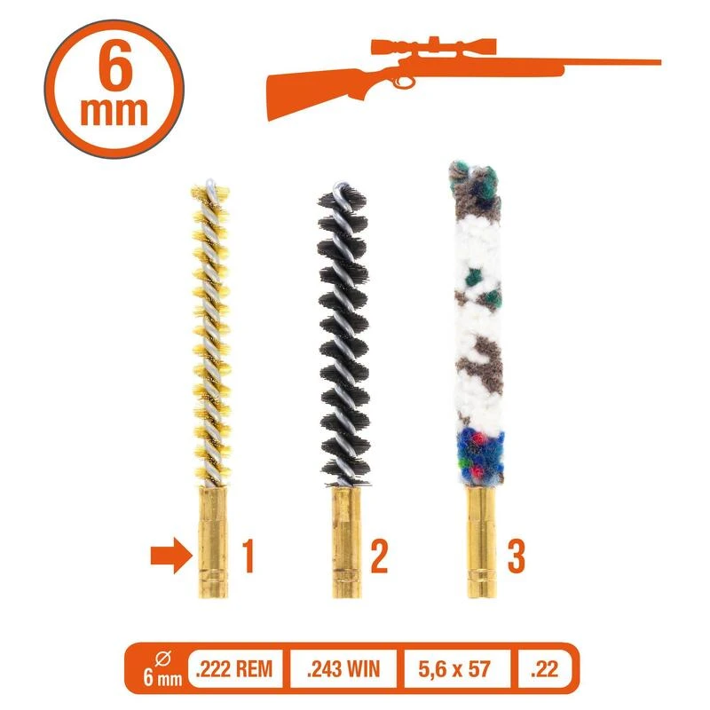 Brosses De Rechange Pour Kit Armes Rayées (filetage 8/32) 2 Brosses De Rechange Pour Kit Armes Rayées (filetage 8/32) – Image 2