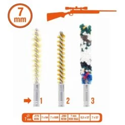 Brosses De Rechange Pour Kit Armes Rayées (filetage 8/32) 7 Brosses De Rechange Pour Kit Armes Rayées (filetage 8/32) -Échappée Nature brosses de rechange pour kit armes rayees filetage 832 2