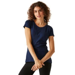 Regatta Carlie T-shirt Fitness à Manches Courtes Pour Femme - Marine -Échappée Nature carlie t shirt fitness a manches courtes pour femme marine 3