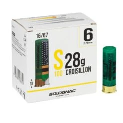 CARTOUCHE S100 CALIBRE 16/67 28G PLOMB N°6 X25