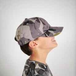 CASQUETTE SG100 JR CAMO WOODLAND GRIS -Échappée Nature casquette sg100 jr camo woodland gris 2