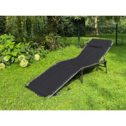 Chaise Longue Torget - Transat - Bain De Soleil 190x60x30 Cm - 150 Kg - Pliable -Échappée Nature chaise longue torget transat bain de soleil 190x60x30 cm 150 kg pliable 4