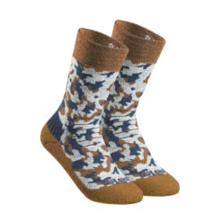 Quechua Chaussettes Chaudes De Randonnée - SH100 MID - Enfant X2 Paires -Échappée Nature chaussettes chaudes de randonnee sh100 mid enfant x2 paires 2