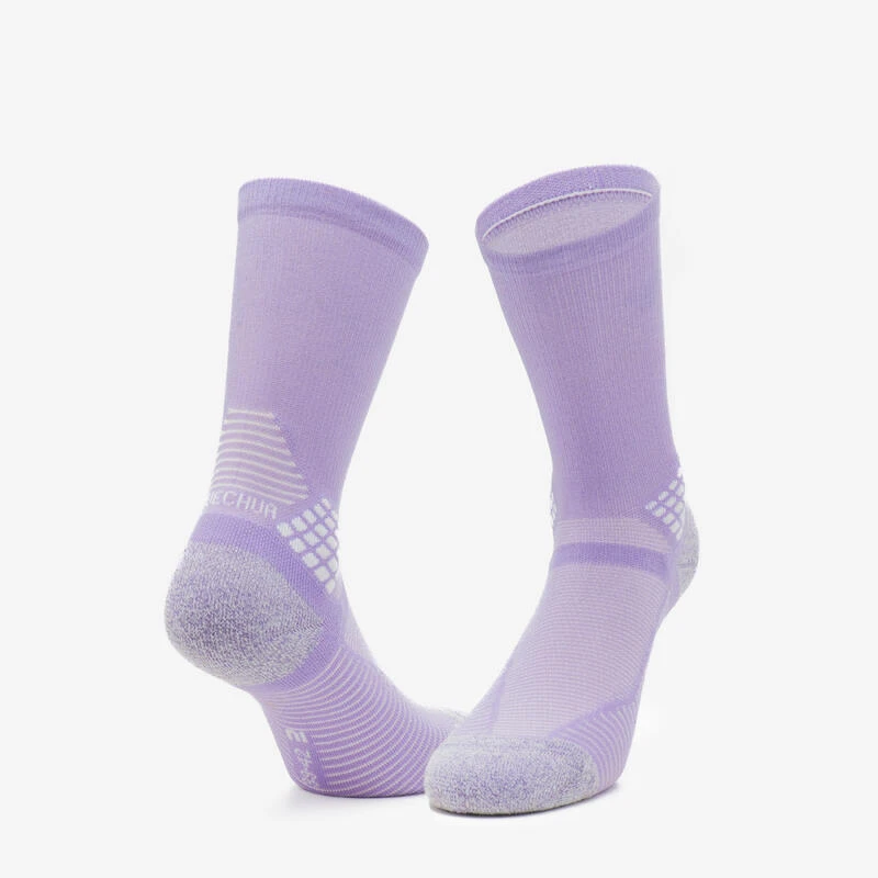 Quechua Chaussettes Randonnée - Hike 500 High Trendy Purple & Kamo X2 Paires 9 Quechua Chaussettes Randonnée - Hike 500 High Trendy Purple & Kamo X2 Paires – Image 9