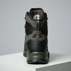 Chaussures Chasse Silencieuses Respirantes Grises 500 -Échappée Nature chaussures chasse silencieuses respirantes grises 500 3