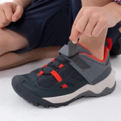 Quechua Chaussures De Randonnée Enfant à Scratch Crossrock Grise Rouge Du 24 AU 34 -Échappée Nature chaussures de randonnee enfant a scratch crossrock grise rouge du 24 au 34 5