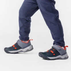 Quechua Chaussures De Randonnée Enfant à Scratch Crossrock Grise Rouge Du 24 AU 34 -Échappée Nature chaussures de randonnee enfant a scratch crossrock grise rouge du 24 au 34 7