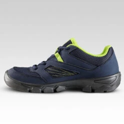 Quechua Chaussures De Randonnée Enfant Avec Lacets - NH100 Bleu - 35 AU 38 -Échappée Nature chaussures de randonnee enfant avec lacets nh100 bleu 35 au 38 5