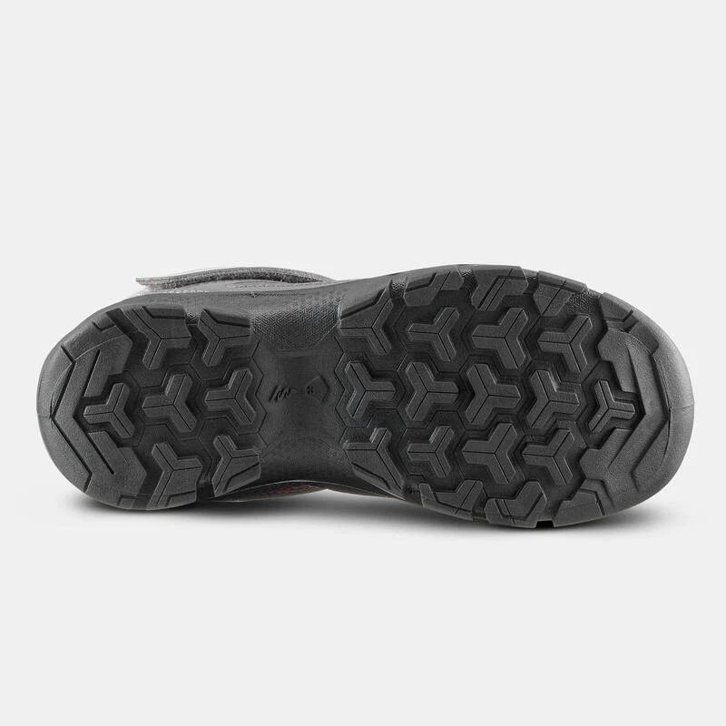 Quechua Chaussures De Randonnée Enfant Avec Scratch MH100 Mid Grise Rose Du 24 AU 34 3 Quechua Chaussures De Randonnée Enfant Avec Scratch MH100 Mid Grise Rose Du 24 AU 34 – Image 3