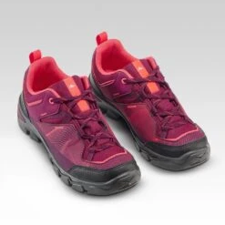 Quechua Chaussures De Randonnée Enfant Basses Avec Lacet MH120 LOW Violettes 35 AU 38 -Échappée Nature chaussures de randonnee enfant basses avec lacet mh120 low violettes 35 au 38 3