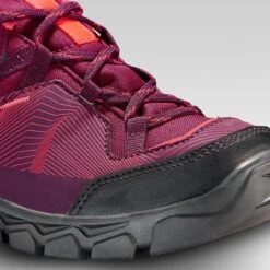 Quechua Chaussures De Randonnée Enfant Basses Avec Lacet MH120 LOW Violettes 35 AU 38 -Échappée Nature chaussures de randonnee enfant basses avec lacet mh120 low violettes 35 au 38 5