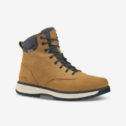 Quechua Chaussures En Cuir Chaudes Et Imperméables De Randonnée - SH500 High - Homme
