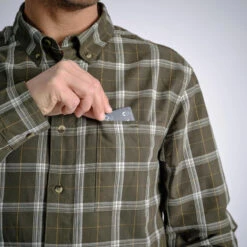 CHEMISE 100 A CARREAUX VERTE 8 CHEMISE 100 A CARREAUX VERTE -Échappée Nature chemise 100 a carreaux verte 3