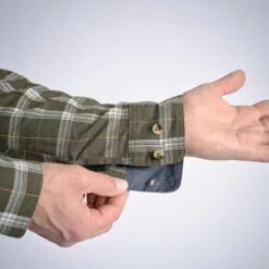 CHEMISE 100 A CARREAUX VERTE 9 CHEMISE 100 A CARREAUX VERTE -Échappée Nature chemise 100 a carreaux verte 4