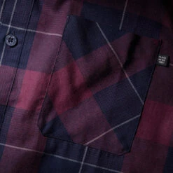 Chemise De Trekking Voyage - TRAVEL500 WARM Bordeaux Homme -Échappée Nature chemise de trekking voyage travel500 warm bordeaux homme 4