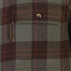 Chemise Manches Longues Chasse Coton Chaude Homme - 500 Carreaux Vert -Échappée Nature chemise manches longues chasse coton chaude homme 500 carreaux vert 6