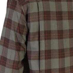 Chemise Manches Longues Chasse Coton Chaude Homme - 500 Carreaux Vert -Échappée Nature chemise manches longues chasse coton chaude homme 500 carreaux vert 7