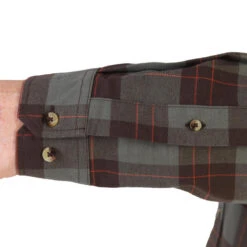 Chemise Manches Longues Chasse Coton Chaude Homme - 500 Carreaux Vert -Échappée Nature chemise manches longues chasse coton chaude homme 500 carreaux vert 9