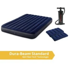 Intex Classic Downy - Lit Gonflable - 203x152x25cm - Compris Les Accessoires -Échappée Nature classic downy lit gonflable 203x152x25cm compris les accessoires 2