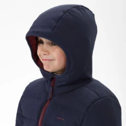 Quechua Doudoune De Randonnée Bleue Et Bordeaux - Enfant 2-6 Ans -Échappée Nature doudoune de randonnee bleue et bordeaux enfant 2 6 ans 3