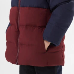 Quechua Doudoune De Randonnée Bleue Et Bordeaux - Enfant 2-6 Ans -Échappée Nature doudoune de randonnee bleue et bordeaux enfant 2 6 ans 5