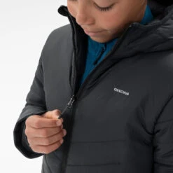 Quechua DOUDOUNE DE RANDONNÉE - HYBRIDE NOIRE - ENFANT 7-15 ANS -Échappée Nature doudoune de randonnee hybride noire enfant 7 15 ans 4
