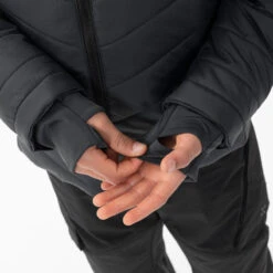 Quechua DOUDOUNE DE RANDONNÉE - HYBRIDE NOIRE - ENFANT 7-15 ANS -Échappée Nature doudoune de randonnee hybride noire enfant 7 15 ans 5