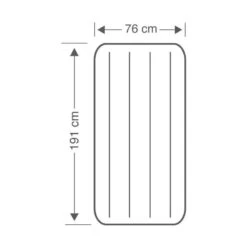 Intex Downy Jr. Twin Airbed - Lit Gonflable - 191x76x25cm - Avec Accessoires 8 Intex Downy Jr. Twin Airbed - Lit Gonflable - 191x76x25cm - Avec Accessoires -Échappée Nature downy jr twin airbed lit gonflable 191x76x25cm avec accessoires 3