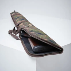 Fourreau Chasse Fusil 125 Cm Camo Woodland Vert Et Marron -Échappée Nature fourreau chasse fusil 125 cm camo woodland vert et marron 2