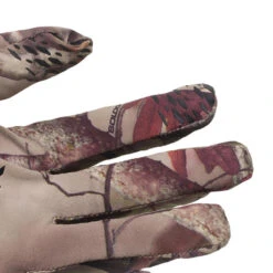 Gants De Chasse Polyester Respirants Femme - 500 Camouflage -Échappée Nature gants de chasse polyester respirants femme 500 camouflage 5