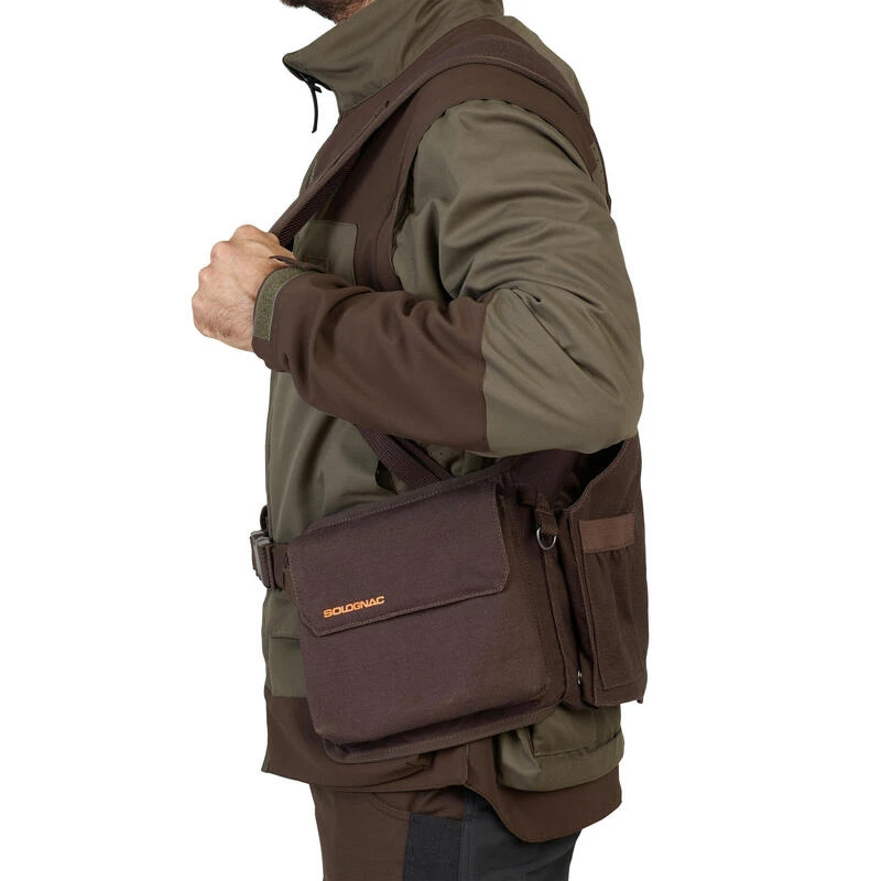 Gilet Chasse Résistant Homme - 900 Marron 5 Gilet Chasse Résistant Homme - 900 Marron – Image 5