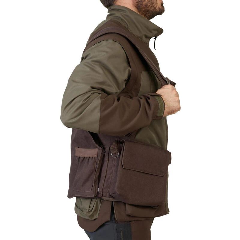 Gilet Chasse Résistant Homme - 900 Marron 6 Gilet Chasse Résistant Homme - 900 Marron – Image 6